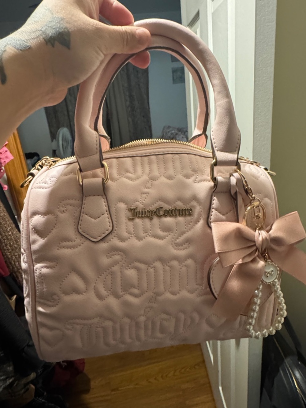 Baby pink Juicy couture bag